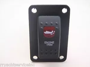 ENGINE TRIM TILT SWITCH V8D1A60B PSC11B LIGHTED WIRED STERNDRIVE MERCRUISER - Imagen 1 de 3