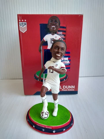 Crystal Dunn Player Bobblehead Womens Soccer USA by FOCO -Open Box Cover