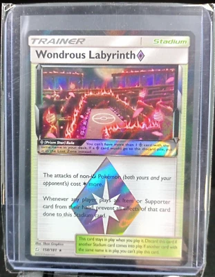 Pokémon TCG Wondrous Labyrinth Prism Star Sun & Moon - Team Up 158/181 Holo Holo - Image 1 of 2