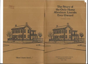 The Story of the Only Home Abraham Lincoln Ever Owned (1983 paperback) by Dyba - Foto 1 di 6