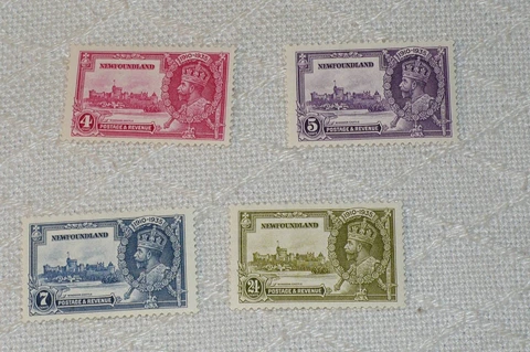 Newfoundland Stamps Scott #s 226- 229, MH, OG Cover