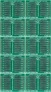 SO16, SOP16, SOIC16 1.27mm(0.05") to DIP 0.6" (1.27mm pin raster) - 10 PCS. [UK] - Picture 1 of 1