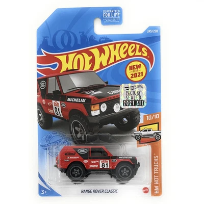 Hot Wheels 2021 Hot Trucks - Range Rover Classic (Red) #245 - Image 1 of 3