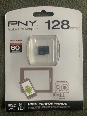 PNY 128GB High Speed MicroSDXC Memory Card (P-SDUX128U160G-GE) - Image 1 of 3