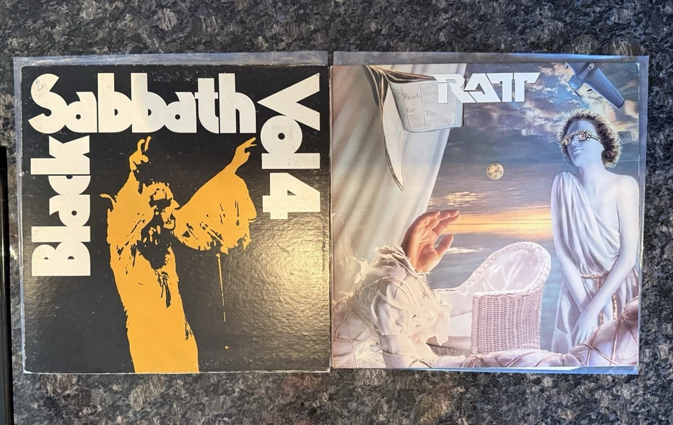 BLACK SABBATH RATT ROCK HEAVY METAL LOT U.S. OG PRESS - Image 1 of 1