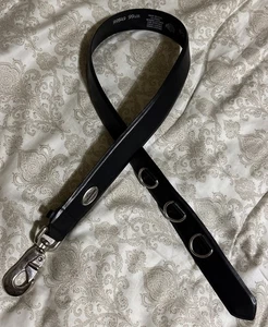 Cintura Harley Davidson in vera pelle misura 30 nera clip anello 99549 99VW Y2K NUOVA - Foto 1 di 7