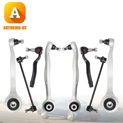 8x Front Control Arm w/Ball Joint Sway Bar Link for Mercedes-Benz C300 C350 RWD - Image 1 of 4