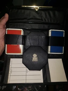 De colección DUVEEN WHIST Juego de Cartas y Estuche de Viaje Honores y Trucos Trajes RARO - Imagen 1 de 12