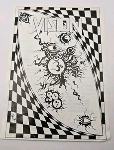VISION - Vinyl 4 Life - June 1992 - A5 RAVE FLYER - Colchester Hippodrome - Foto 1 di 6