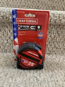 Craftsman 25 Foot Tape Measure With Magnetic Hook (CMHT37825) - Picture 1 of 4