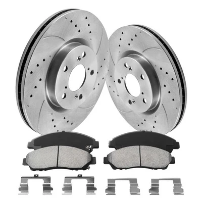Front Brake Rotors Pads Kits For Honda Pilot 2009 08 10 11-2015 Brake Kits 5Lug Foto 1 de 4
