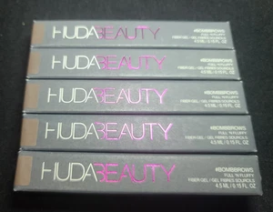 💋Best Price Lot 5x💋 HUDA BEAUTY #5 Medium Brown #BOMBBROWS Full 'N Fluffy 💋 - Picture 1 of 3
