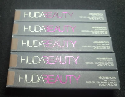 💋Best Price Lot 5x💋 HUDA BEAUTY #5 Medium Brown #BOMBBROWS Full 'N Fluffy 💋 - Image 1 of 3