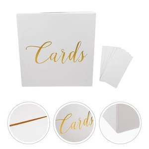 Caja de Tarjetas de Boda Novia Pre-ensamblaje Cajas Recepción Decoraciones - Imagen 1 de 12