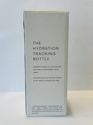 Botella boca ancha hidratación día Bink 27 oz. Seguimiento de vidrio beige para hombre y mujer Foto 1 de 4