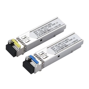 1 Pair 3KM Single-Mode Fiber SMF LC Simplex Connector SFP Transceiver Module - Photo 1/13