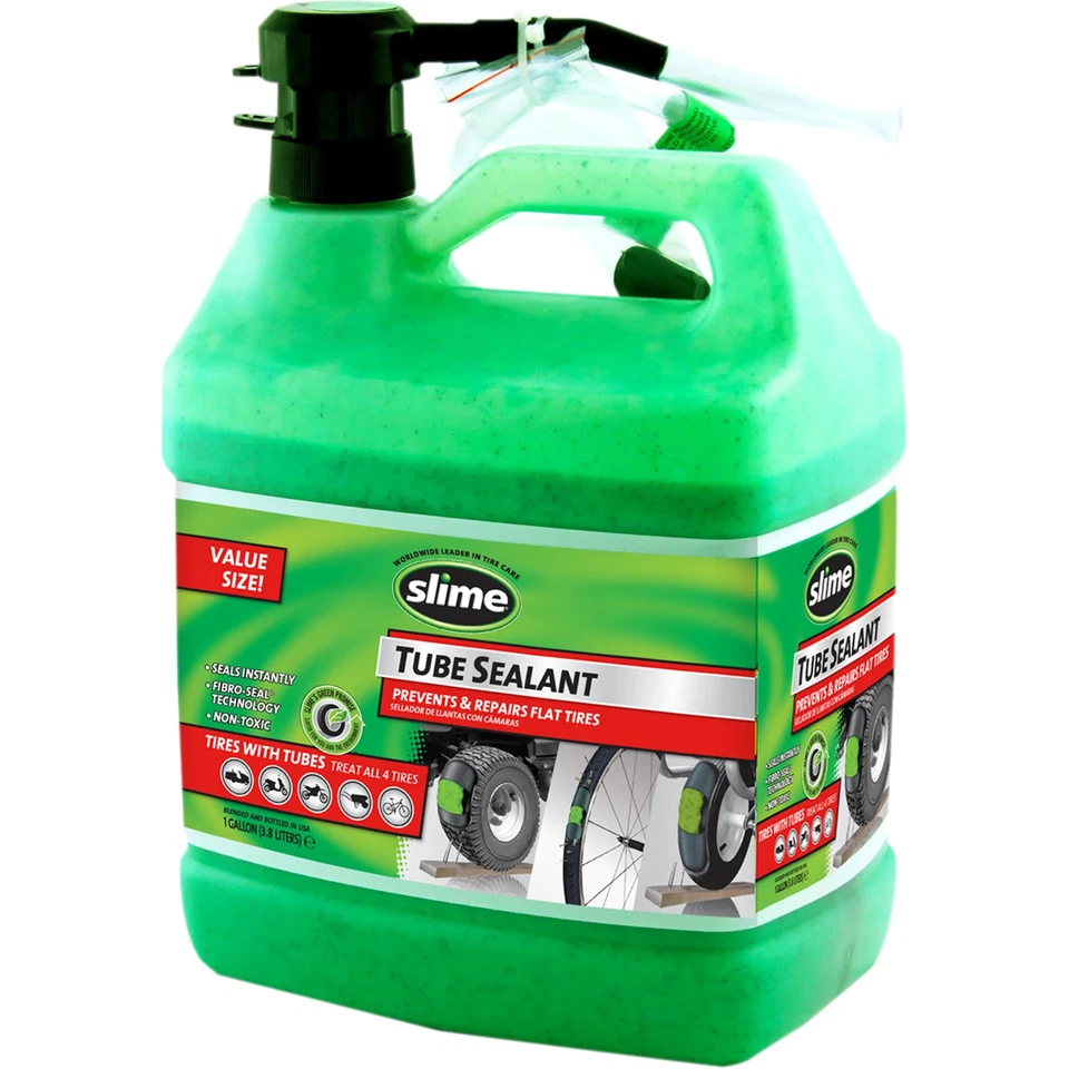 Sellador de tubo sellador de neumáticos SLIME 3715-0014 10162 - 1 galón EE. UU. Foto 1 de 1