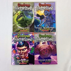 GOOSEBUMPS Lot of 4 Books HorrorLand Slappy New Year, Say Cheese - R. L. Stine - Picture 1 of 6