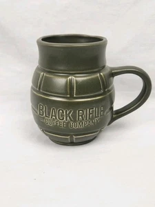 Black Rifle Coffee Company Olive Green Grenade Ceramic Mug 5.25” Tall - Picture 1 of 8