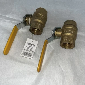 2 Watts Regulator 1" FBV-3 Brass Ball Valve Full Port - Thread 600 WOG New - Picture 1 of 4