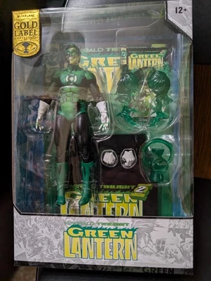 MCFARLANE DC MULTIVERSO ESMERALDA CREPÚSCULO VERDE LINTERNA ETIQUETA DORADA WAL-MART Foto 1 de 4