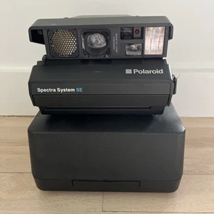 POLAROID SPECTRA SYSTEM SE INSTANT CAMERA w/ Hard Case - VGUC - Picture 1 of 7