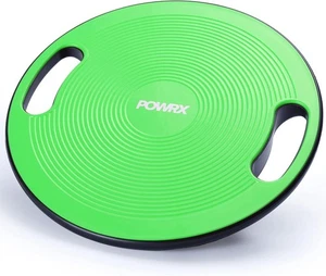 POWRX Balance Board Erwachsene/Kinder Ø 40cm mit Griffen I Therapiekreisel Physi - Bild 1 von 5