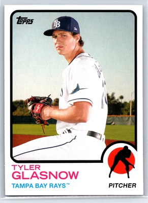 2021 Topps Archives Tyler Glasnow Tampa Bay Rays #114 - Image 1 of 2