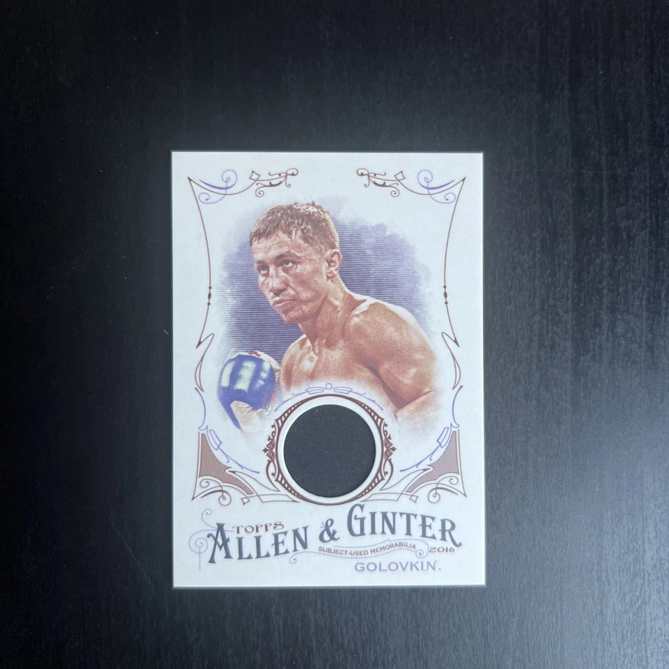 2016 Topps Allen & Ginter Gennady Golovkin USED RELIC #FSRB-GG Rookie RC NRMT - Image 1 of 2