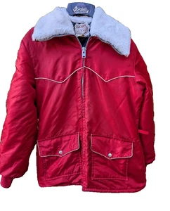 Vintage Igloo Charmed Jacket Coat Winter Womens Size M Fur Collar 70s 80s Ski - Picture 1 of 9
