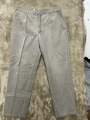 Vintage Woolrich Pants Men’s 36x34 80s Olive Green Trouser Moss Faded USA Made - Image 1 of 4