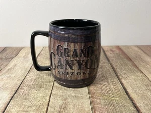 Tazza da caffè Grand Canyon Arizona Old West Barrel Look 14 oz, souvenir da viaggio - Foto 1 di 5
