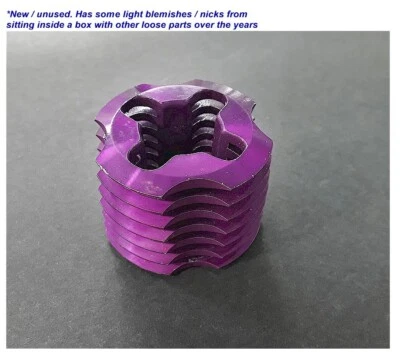 Vintage RC Car Purple Cooling Head for Thunder Tiger .12 Engine ?Option? Unknown - Image 1 of 2