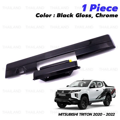 For Mitsubishi L200 Triton 2020 '22 Black Tailgate Door Handle + Camera Hole Foto 1 de 4