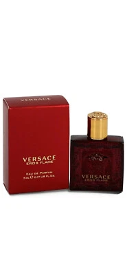 VERSACE EROS FLAME EDP 0,17 OZ / 5 ML PARA HOMBRES SPLASH MINI Nuevo Foto 1 de 2
