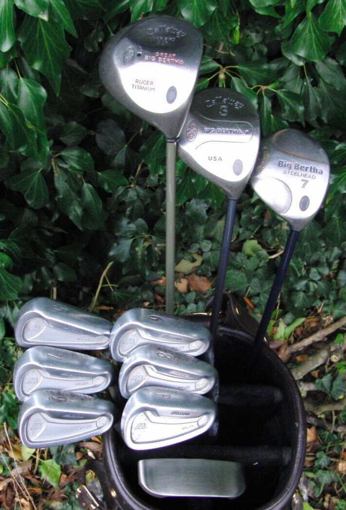 Set of Mizuno MX-23 5-PW+ Callaway Driver+ 3 Wood+ 7 Wood+ Putter Set of Mizuno MX-23 5-PW+ Callaway Driver+ 3 Wood+ 7 Wood+ Putter