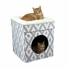 New listing
Kitty City Large Cat Bed, Stackable Cat Cube, Washable Bed, (Single Story)