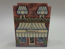 Brandywine Woodcrafts Village House Pharmacy Wood Shelf Sitter