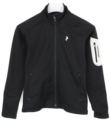 Peak Performance R&D Tactic Z Sweatshirt Damen XS Reißverschluss Schwarz Top - Bild 1 von 4