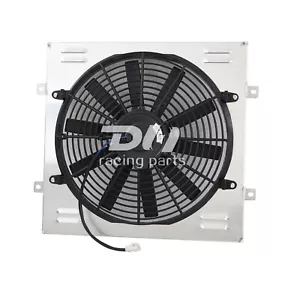 VENTILADOR Y CUBIERTA DE RADIADOR DE ALUMINIO para FORD MUSTANG FALCON COMET CC259 CC251 - Imagen 1 de 3