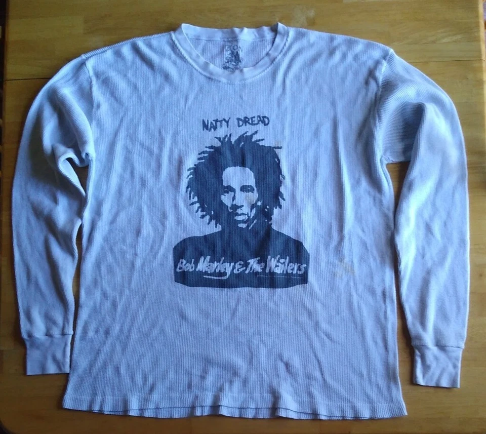 Suéter Térmico Bob Marley & The Wailers Natty Dread Manga Larga Zion De Colección 2X Foto 1 de 4