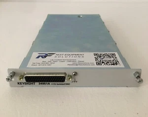 Keysight Agilent 34951A 4-Channel D/A Converter with Waveform Memory for 34980A - Picture 1 of 2