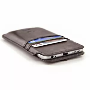 Dockem Provincial 2 Card Wallet Sleeve for iPhone 16, 15, 14, 13, 12, 11, XS-6 - Picture 1 of 28