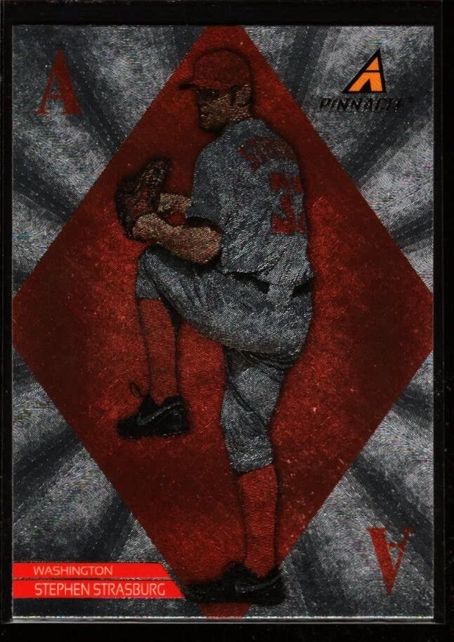 Stephen Strasburg Mint Nationals Ases Red Prizms Refractor 2013 Panini Pinnacle Foto 1 de 1