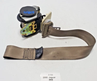 ✅ Retractor de cinturón de seguridad delantero izquierdo convertible Jaguar XK8 2000-2002 OEM Foto 1 de 4
