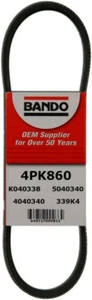 CINTURÓN SERPENTINO CALIDAD OEM BANDO 4PK860 - Imagen 1 de 1