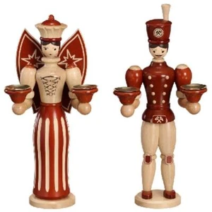 Figura de Navidad ángel marrón H= 30cm NUEVO Navidad decoración ventana Seiffen - Imagen 1 de 1