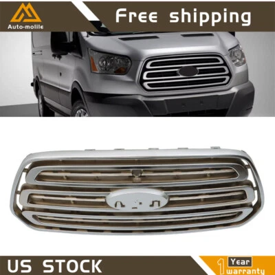 Parrilla superior del parachoques delantero para Ford Transit 150 250 350 2015-2019 CK41-17B968-B Foto 1 de 4