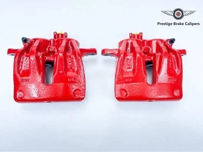 GENUINE LAND ROVER RANGE ROVER L322 FRONT L + R TRW BRAKE CALIPERS 2004-2009 RED - Image 1 of 3