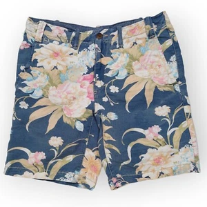 Pantalones Cortos Polo Ralph Lauren Para Hombre 29 Mezcla de Lino Calce Recto Floral Lavado al Sol - Imagen 1 de 9